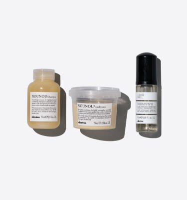 NOUNOU shampoo en conditioner & Liquid Spell travel set van 3